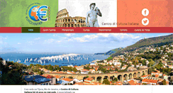 Desktop Screenshot of culturaitalia.com.br